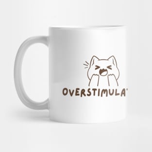 Overstimulated Cat Mug